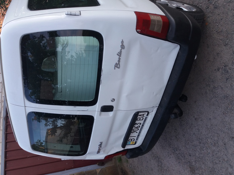 Задні двері Citroen Berlingo  2008 універсал 1.9 Дизель 