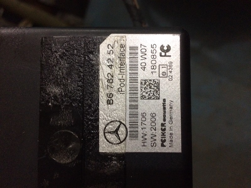 Интерфейс айпод Mercedes M-Class ML 320 2008 г.  3.0 л дизель Кривой Рог