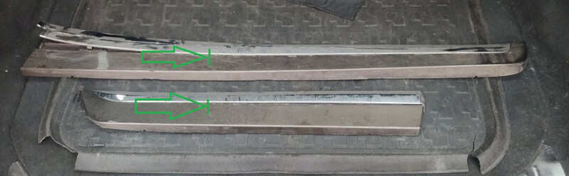 Молдинг двери передней правой и задней правой Volvo XC60  2014 