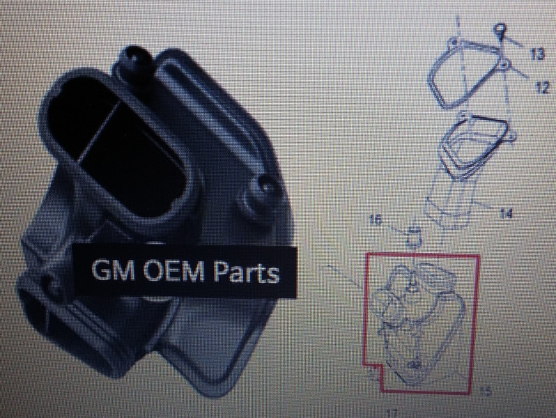 Резонатор воздушного фильтра Chevrolet Cruze 1,4 TURBO 2012 1.4 Бензин Одесса