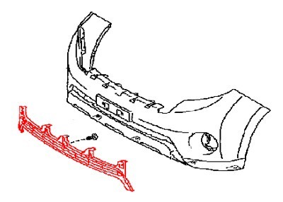 Решетка бампера переднего 53112-60200   Toyota Land Cruiser Prado