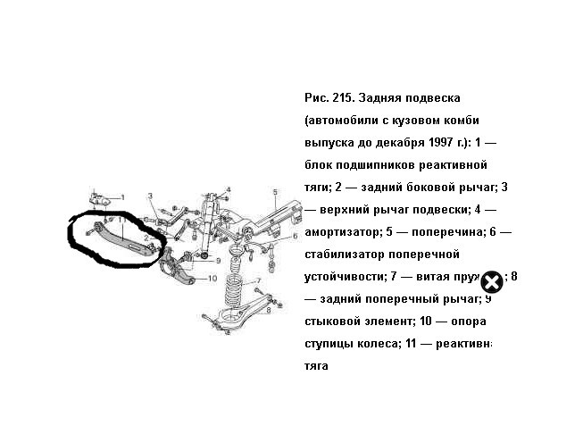 Тяга реактивная Ford Mondeo 2  1997 универсал 1.8 Бензин Хмельницкий