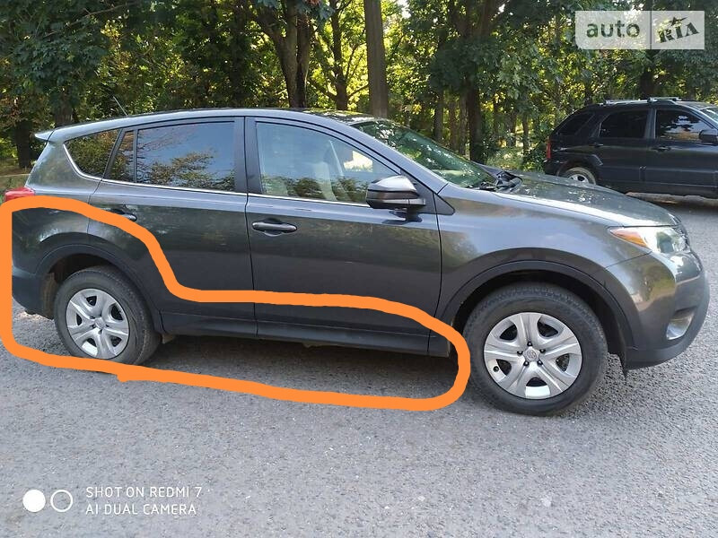 3 накладки права сторона Toyota RAV4  2015 хетчбек 1.0 Бензин 