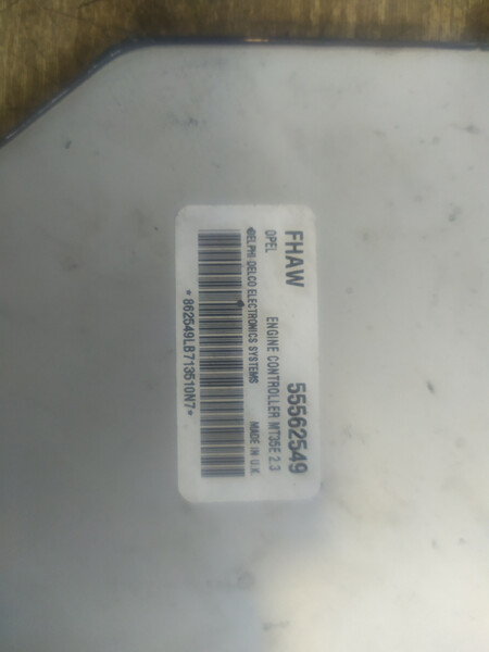 Блок управления двигатель Opel Zafira B  2007 универсал 1.6 Бензин Гнивань