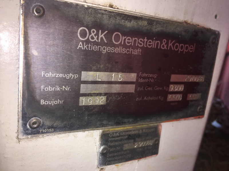 КПП O&K L  1992 Черкассы