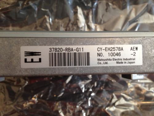 Электронный блок управления двигателем 37820-RBA-G11   Honda Accord