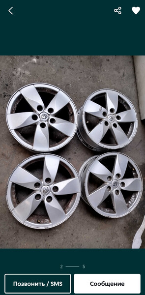 Титановые диски Renault Megane 3  2011 хэтчбек 1.6 Бензин Краматорск
