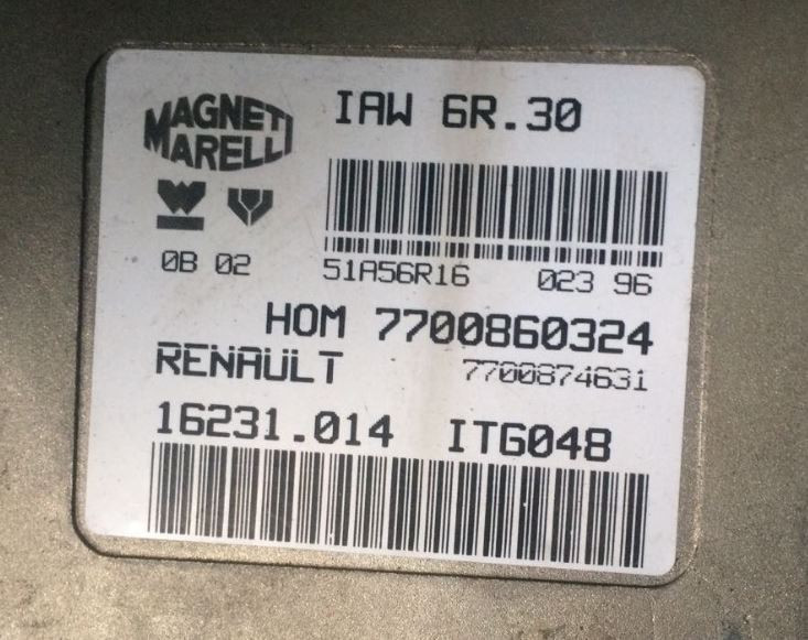 Блок управления двигателем Renault Rapid  1996 1.2 Бензин Хмельницкий