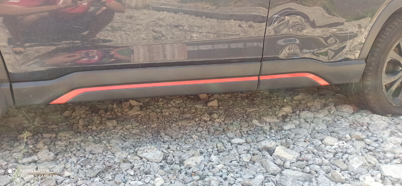 Накладки молинги на правые двери с оранжевой вставкой Subaru Forester  2019 2.5 Бензин 