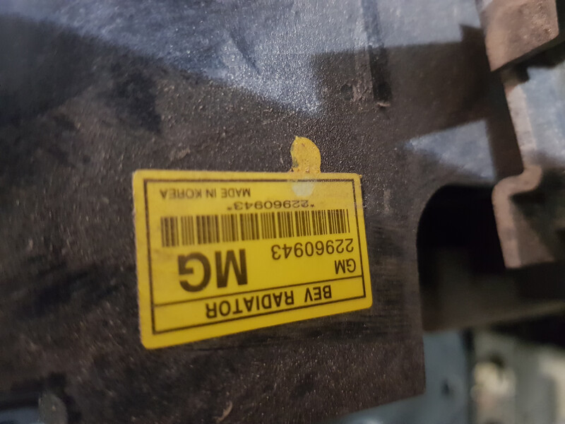 Радиатор охлаждения Chevrolet Spark хэтчбек 2013 г.  Полтава