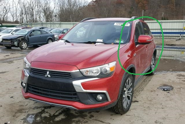 Дверь передняя левая Mitsubishi ASX  2016 2.0 Бензин Запорожье