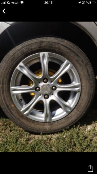 Колесный диск Geely MK 2010 г.  1.5 л бензин Кривой Рог