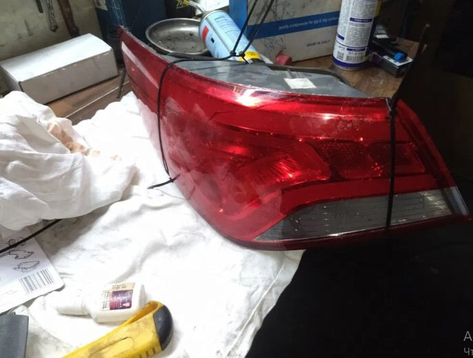 Фонарь задний левый в крыло Hyundai Sonata 6  2013 2.0 Бензин 