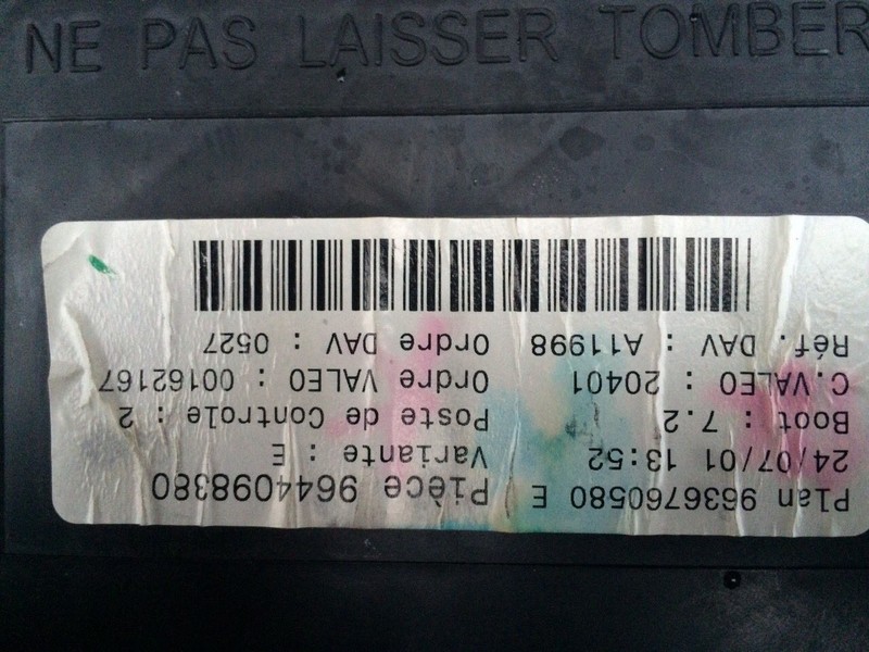 Блок салона и щетка прибора Peugeot 307 XS 2001 купе 1.6 Бензин Киев