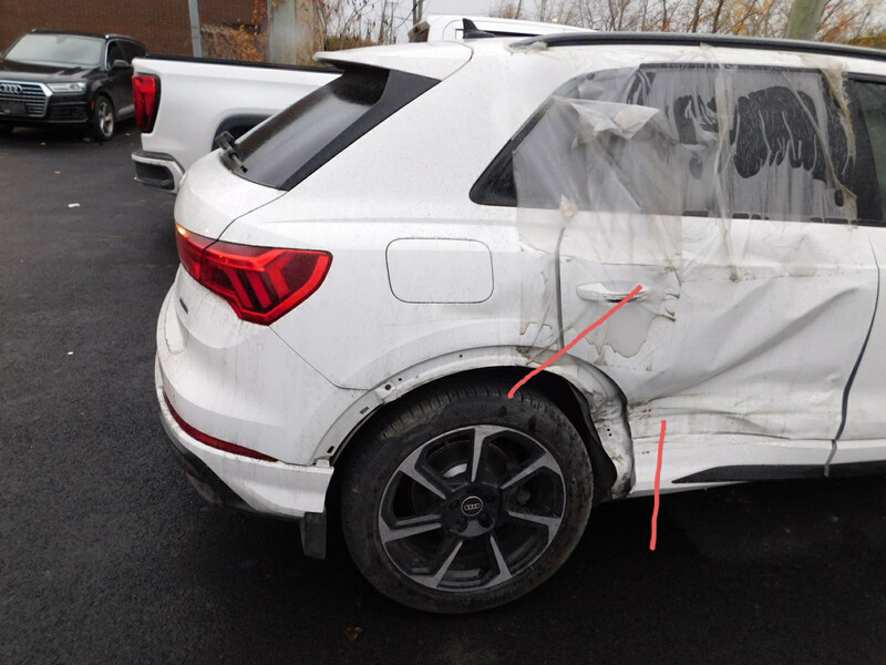 Четверть кузова задняя правая Audi Q3  2021 универсал 2.0 Бензин Черноморск