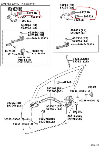 Накладка ручки двери водительской Toyota Auris  2011 хэтчбек 1.6 Бензин Киев