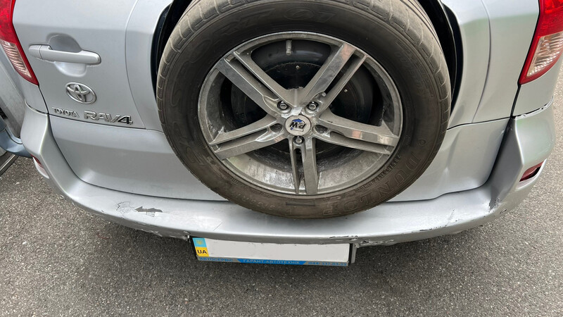 Бампер задній Toyota RAV4 2008 р.