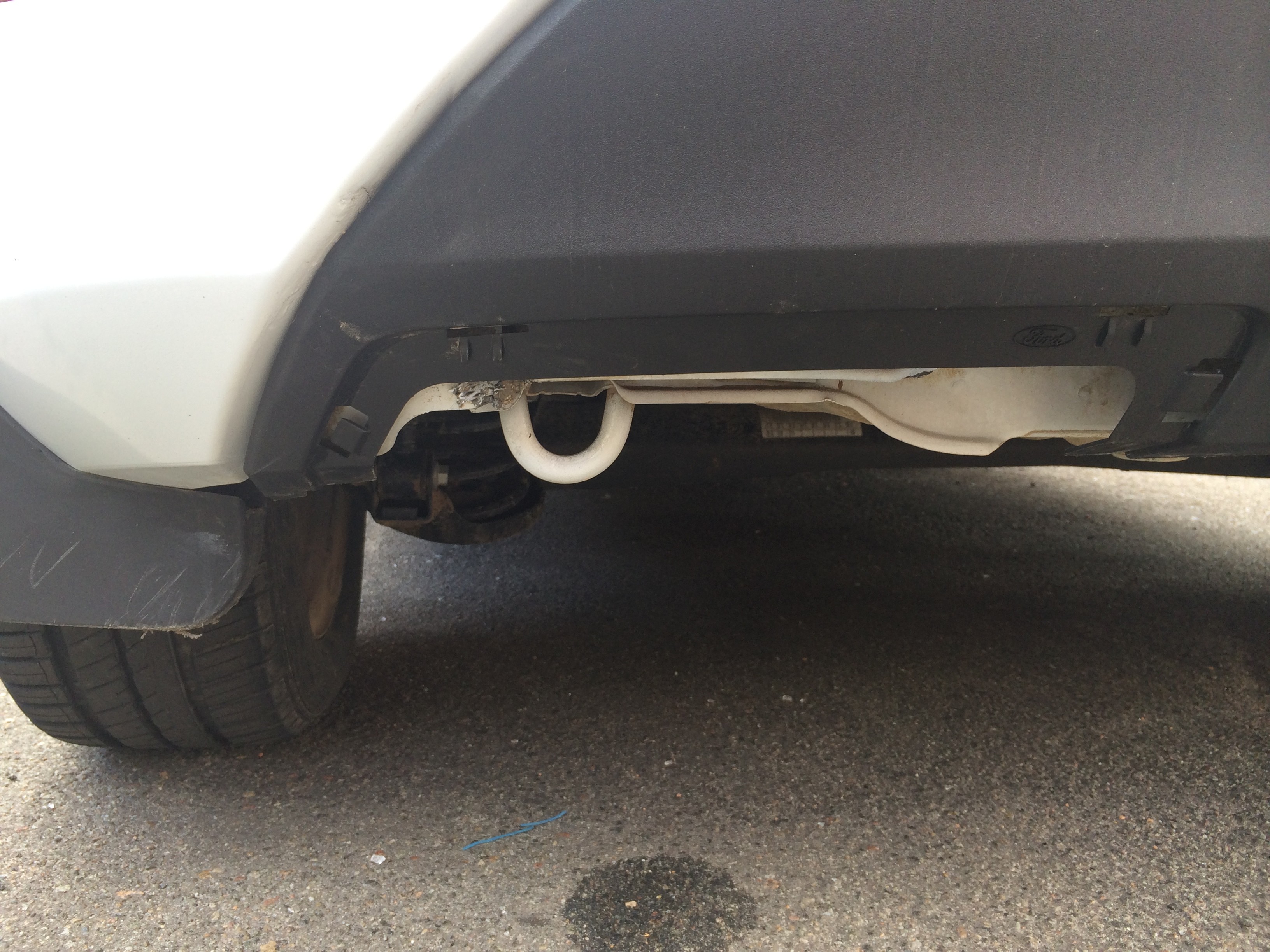 Накладка бампера заднего Ford Fiesta MK7  2012 1.6 Бензин Киев