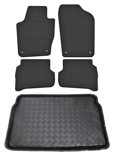 Коврики резиновые, в багажник Volkswagen Polo V (6R) 2012 хэтчбек 1.4 Бензин Дубно