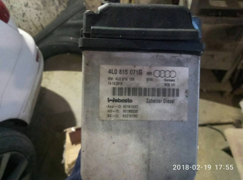 Вебасто Audi Q7 2010 г.  3.0 л дизель Херсон