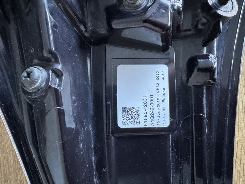 Toyota стоп ліхтар фанарь Toyota RAV4  2016 2.5 Гибрид 