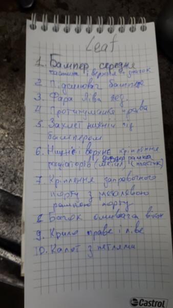 Капот Nissan Leaf  2020 хэтчбек 1.4 Электро Киев