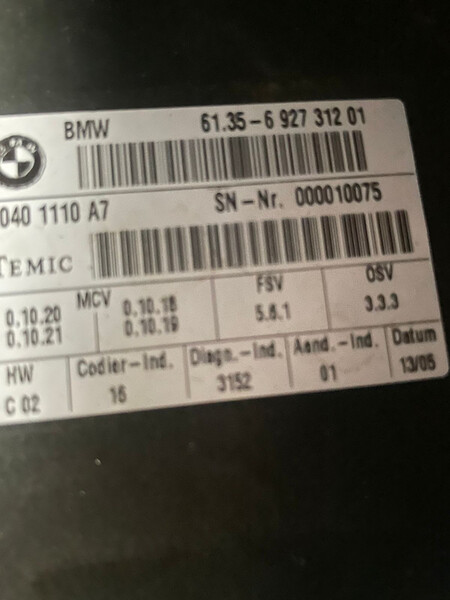 Блок комфорта BMW 5 Series Е61 2007 универсал 3.0 Дизель 