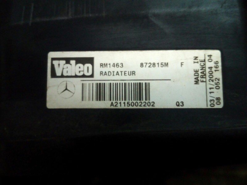 Радиатор охлаждения A2115002202   Mercedes E-Class