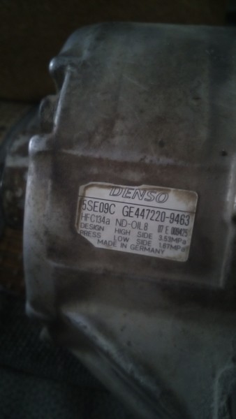 Компрессор кондиционера Toyota Yaris  2001 1.5 Бензин Измаил