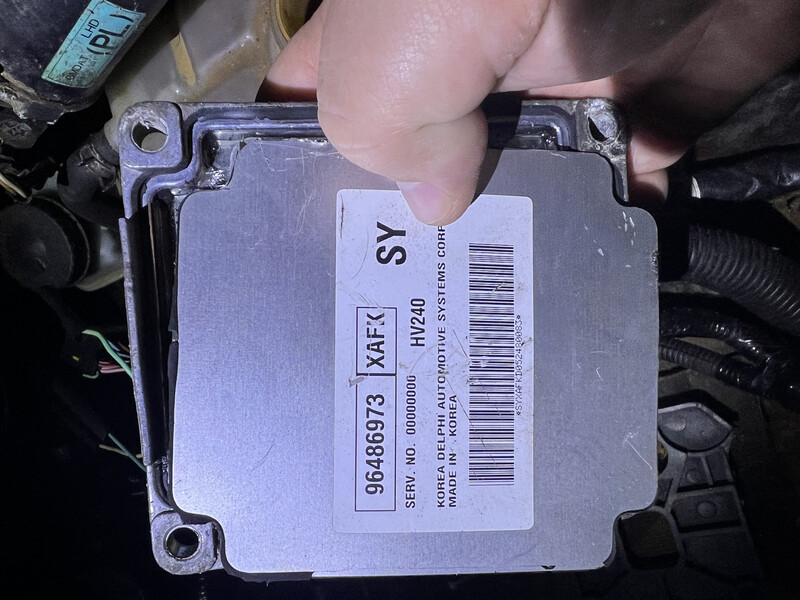 Блок управління двигуном Chevrolet Aveo  2005 1.5 Бензин 