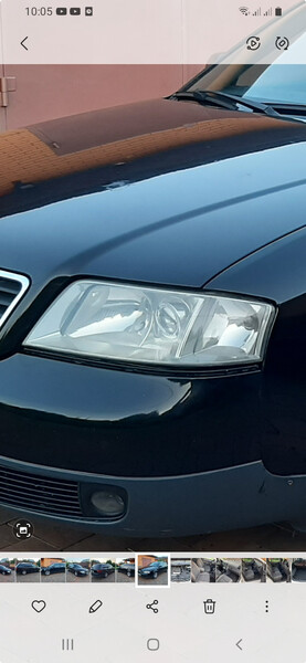Ресничка левой фары Audi A6 C5  2001 универсал 2.5 Дизель Полтава