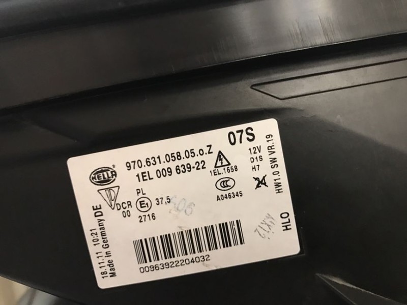 Фары в сборе серая оптика не повортный ксенон Porsche Panamera  2012 хэтчбек 3.0 Дизель Киев