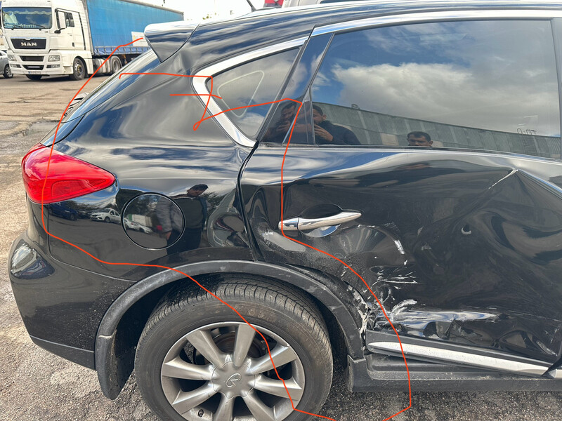 Четверть кузова задняя правая Infiniti QX50  2017 универсал 3.7 Бензин Черкассы
