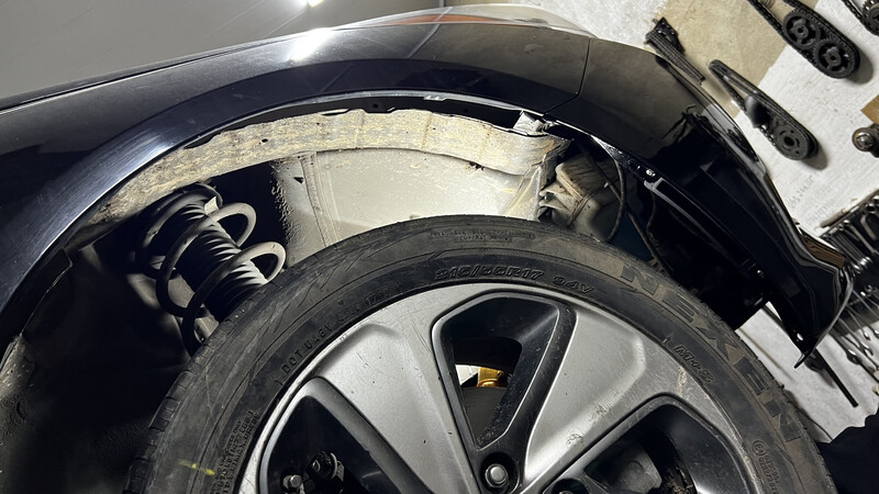 Підкрилки передні Hyundai Sonata 7  2015 2.0 Гибрид 