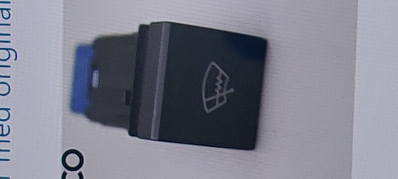 Выключатель подогрева передних счеток стеклоочbстителя Toyota Corolla  2019 1.6 Бензин 