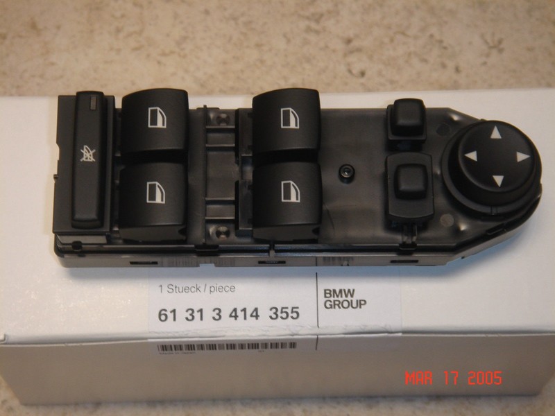 Блок управления стеклоподъемниками 61313414355   BMW 3 Series, BMW X3