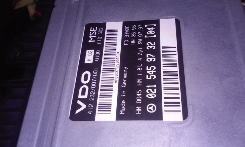 Эбу двигателя 0215459732   Mercedes C-Class