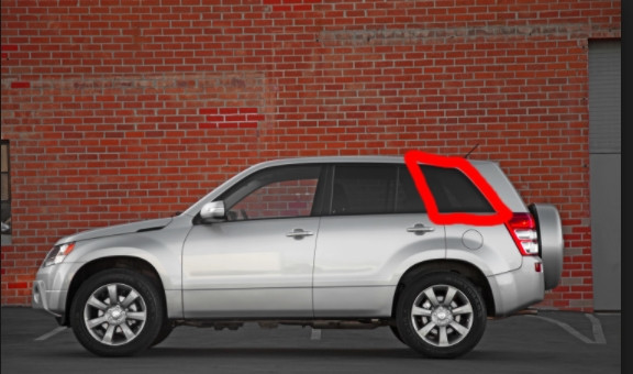 Стекло боковое Suzuki Grand Vitara  2008 2.4 Бензин Новомосковск