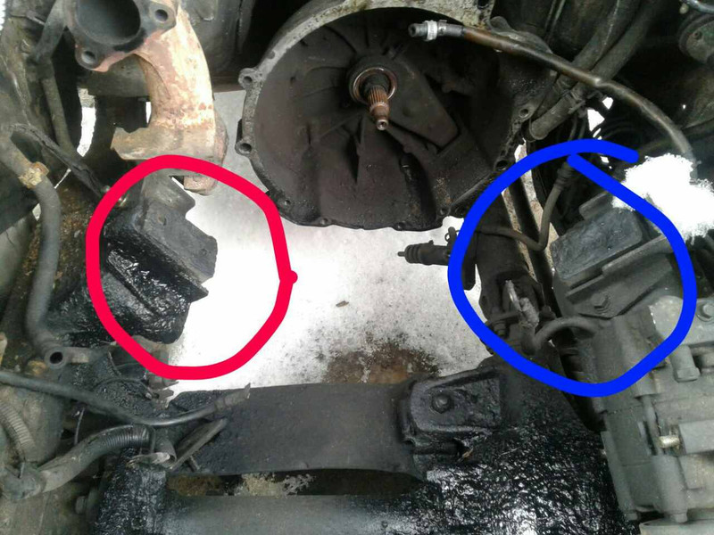 Подушки двигателя боковые Hyundai Galloper II/INNOVATION 00 2000 2.0 Дизель 