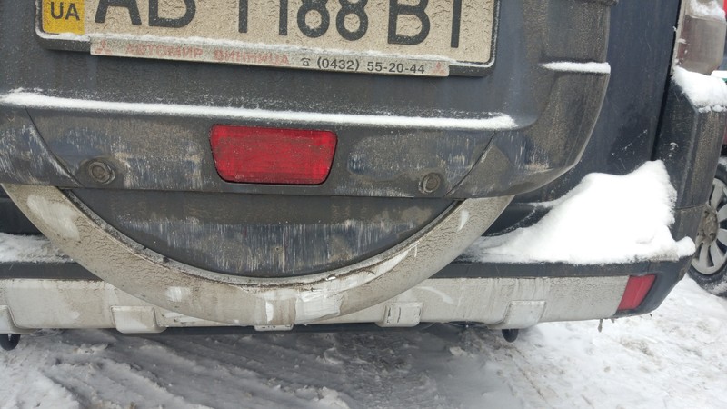 Задний противотуманный фонарь Mitsubishi Pajero 4  2008 2.5 Бензин Винница