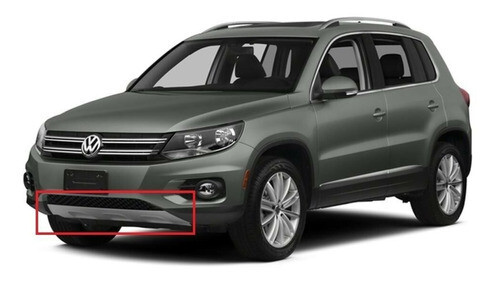Защита переднего бампера 5N0807532B   Volkswagen Tiguan