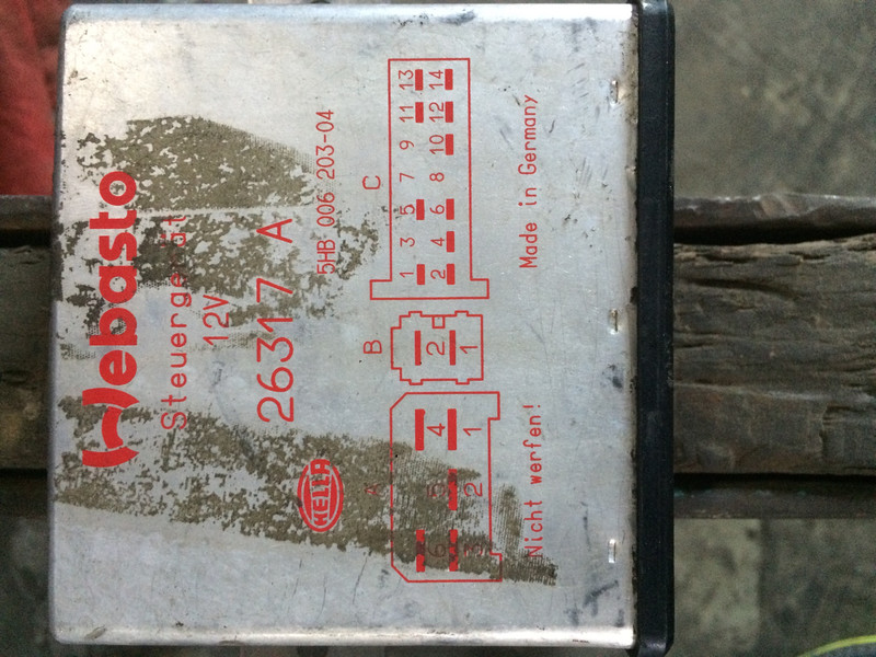 Блок керування Webasto Mercedes-Benz Sprinter  2002 2.2 Дизель 