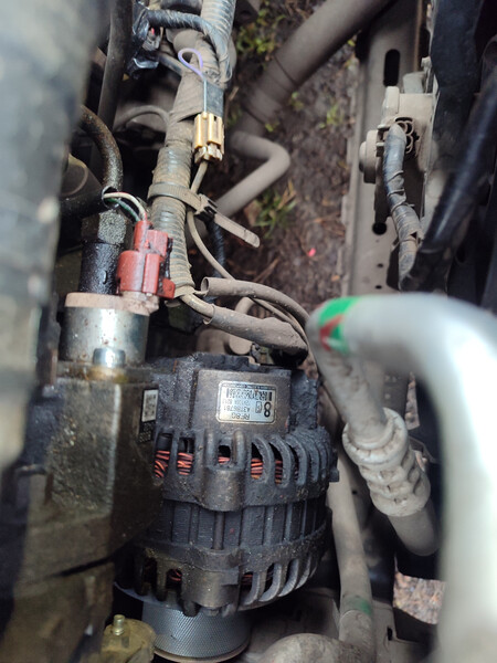 Обгонная муфта генератора Mazda 6  2008 универсал 2.0 Дизель Гребенка