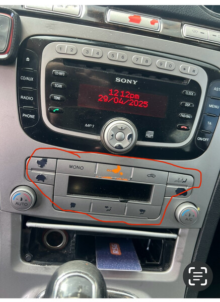 Панель управления кондиционера Ford Galaxy  2007 универсал 2.0 Дизель Харьков