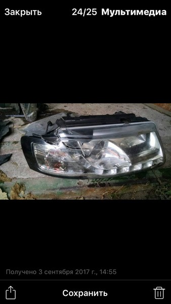 Фара передня либо стекло фары пассажирская Volkswagen Passat B5 универсал 1999 г.  1.8 л бензин Хмельницкий