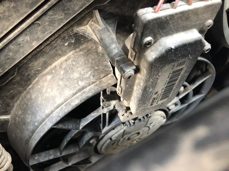Блок управления вентилятором кондиционера Volkswagen Touareg  2006 2.5 Дизель Олешки