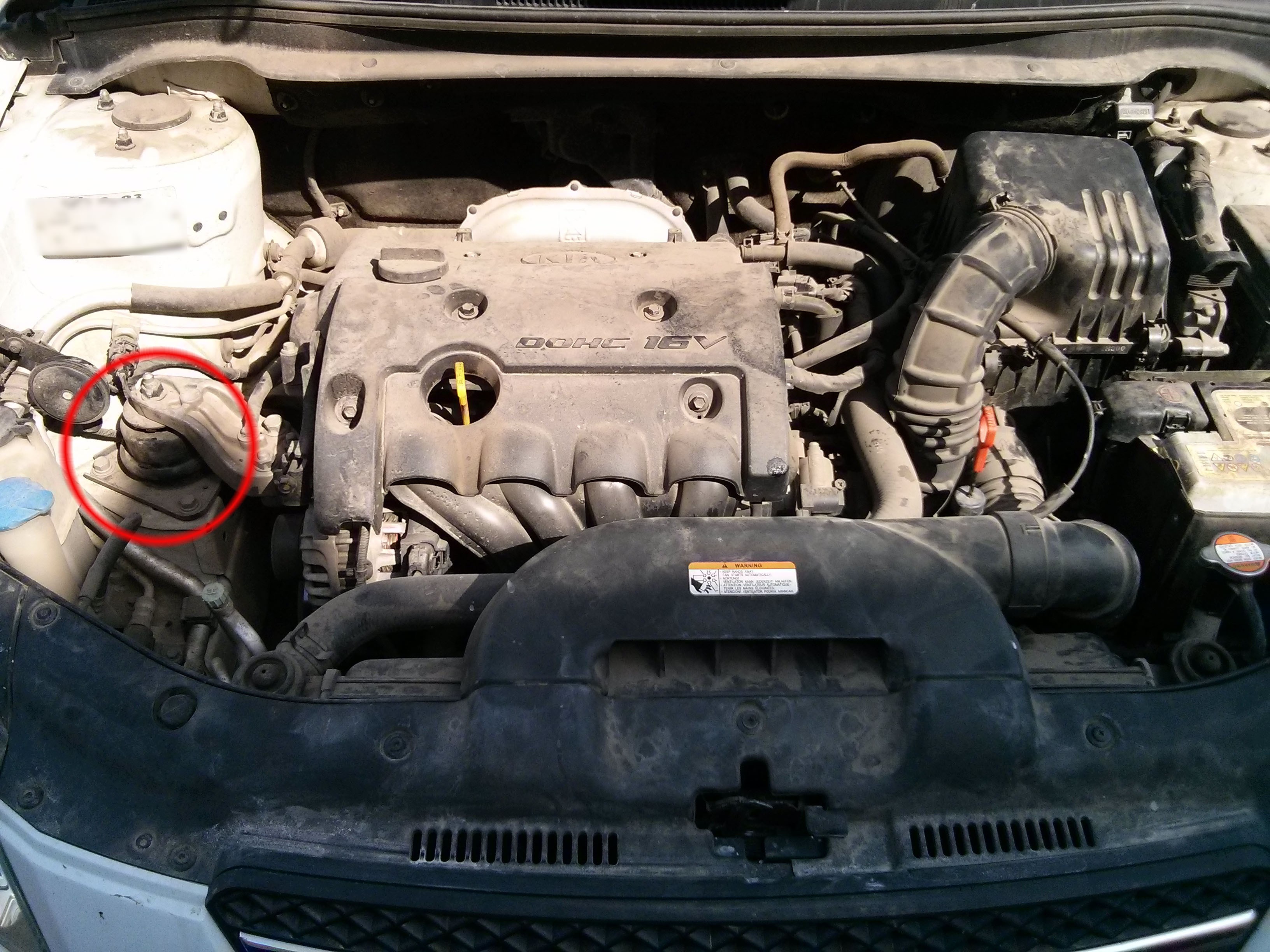 Подушка двигателя Kia Cee`d LX 2007 1.6 Бензин Ужгород