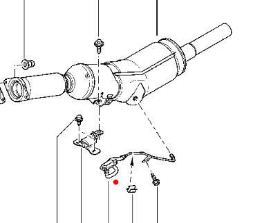 Датчик отработанных газов Renault Megane 3  2010 универсал 1.5 Дизель Вараш