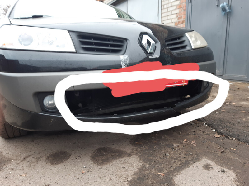 Решетка бампера Renault Megane 2 универсал 2007 г.  16.0 л бензин Луцк
