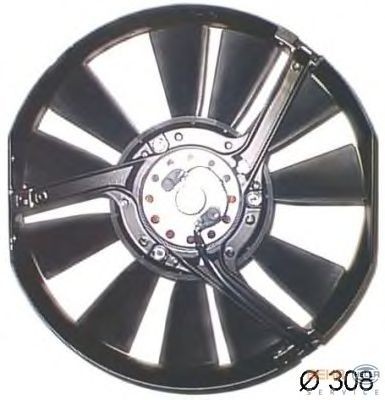 Вентилятор радиатора кондиционера Opel Vectra A, Сalibra Opel Vectra GL 1994 г.  2.0 л бензин Запорожье